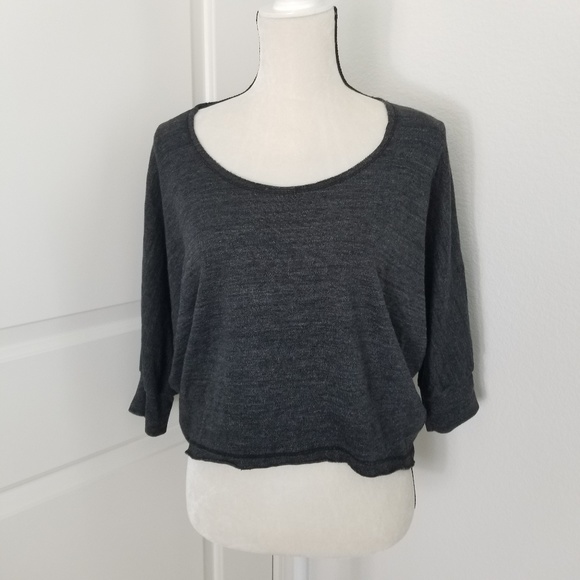 Splendid Sweaters - Splendid Crop Sweater Top Dolman Sleeve